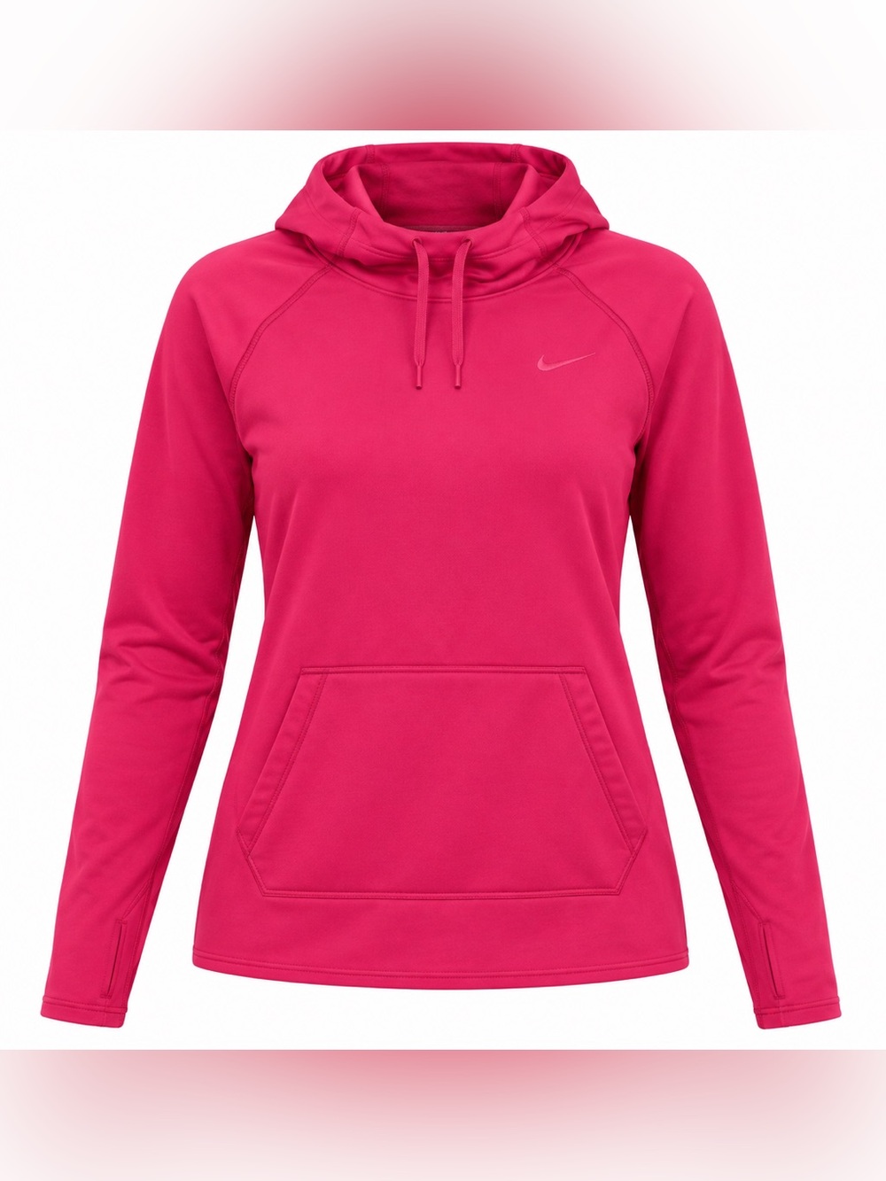 Nike Women's Therma-FIT All Time Pullover Hoodie Pink Size Medium